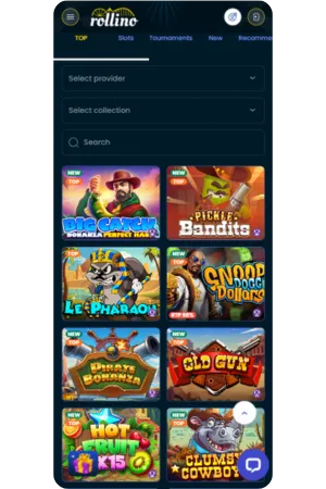 Rollino Casino top slots