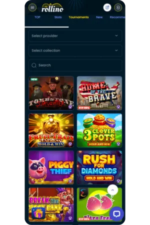 Rollino Casino tournaments